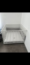 Baby Gitterbett 120x120 Weiß