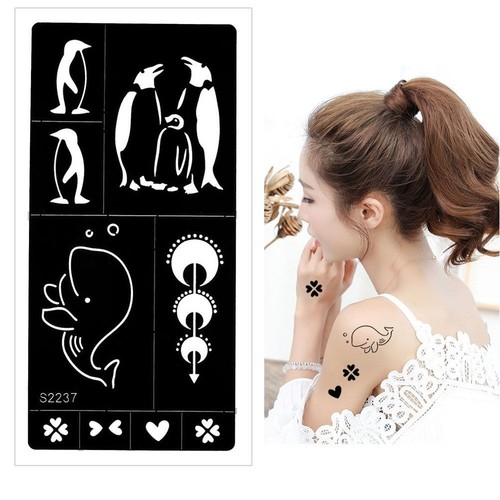 Henna tattoo schablone - henna,