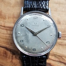Vintage Omega Handaufzug Herrenuhr Cal 28SC Ersatzteile oder Reparatur