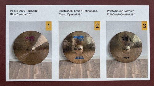 Paiste becken cymbals - becken, /
