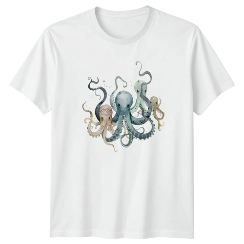 Aquarell oktopus konvolut - oktopus,