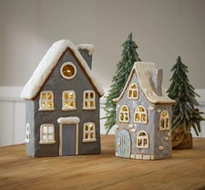 Windlicht, Teelichthalter Haus