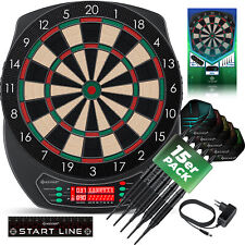 KESSER® Elektronische Dartscheibe Profi Dart Automat Set 15 Pfeile inkl. Zubehör