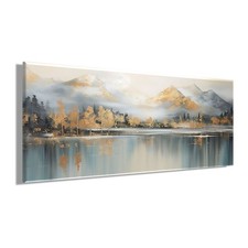 Wandbild BERGE UND SEE XXL