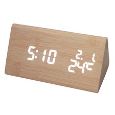 Digitale Holz Tischuhr USB