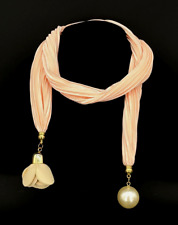 SCHALSCHMUCK GOLDFARBEN MIT PERLENIMITAT SCHMUCKJAGD