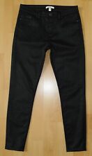 Esprit Damen Jeans Hose beschichtet Stretch Gr. 36 schwarz