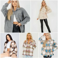 Damen Fleeced übergroße