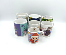 7x Tassen Becher Konvolut Sammlung SpongeBob Eiskönigin Disney Sandmännchen