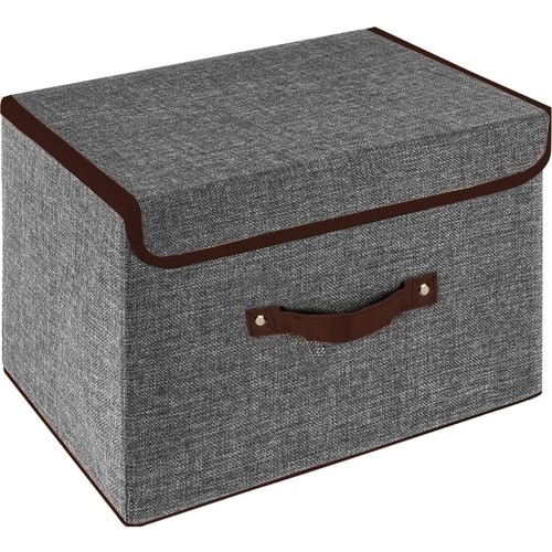 Aufbewahrungsbox faltbar grau - aufbewahrungsbox,