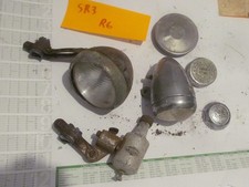 Konvolut oldtimer Fahrradteile Dynamo Lampe Glockendeckel Tankdeckel usw. SR3