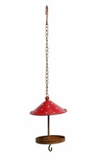 Meisenködel Halter Vogelfutterspender Vogelfutter Futterstation Vogel Rot Futter