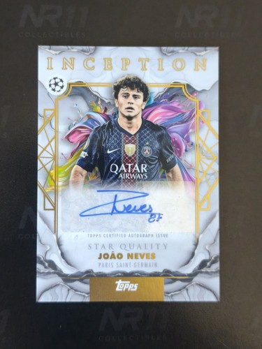 Joao neves auto base topps - joao,