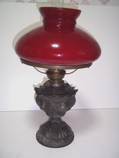 Alte Petroleumlampe Tischlampe Petroleum Lampe Lampen Jugendstil Historismus alt