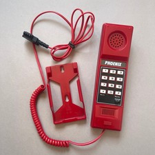 Phoenix Telefon Wandtelefon Tastentelefon Rot Vintage 80er