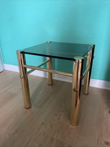 Glas hocker 70er jahre - glas,