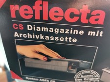 6 x System Agfa Reflecta CS Magazine für 2 X 100 Rahmen in Aufbewahrungsbox