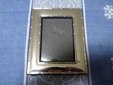 Foto Rahmen 17x14 Bildgröße 9x12 cm versilbert versiegelt Samtstand  226 g