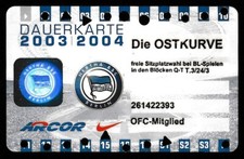 Ticket | Dauerkarte | 2003/04