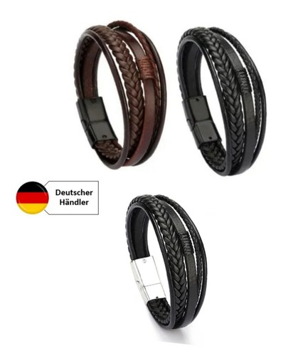 Herren armband leder - ,