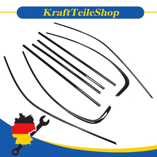 Fensterleisten schwarz - 8x,