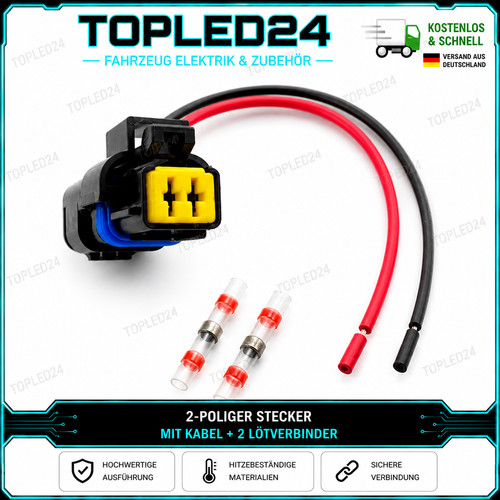 Pol reparaturstecker - 2-pol,