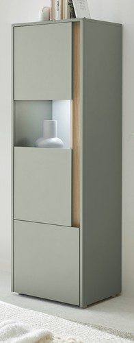 Vitrinenschrank vitrine salbei - vitrine,