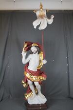 2 x Kirchenfiguren Christus Auferstanden Engel resurexit Gipsfiguren Kirche