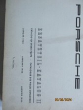 Porsche Ersatzteilkatalog II 01/1955 Typ 45,Speedster,Cabrio Gebraucht