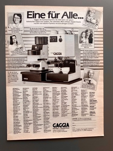 Gaggia espressomaschine - gaggia,