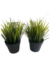IKEA Kunstpflanze Gras Grün Modern Deko Topfpflanze Künstlich