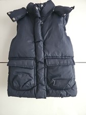 Weste Jungen von H&M Gr. 110/116 Dunkelblau Kaputze Abnehmbar