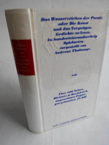 Thalmayr das wasserzeichen - thalmayr,,