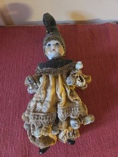 Porzellanpuppe Harlekin