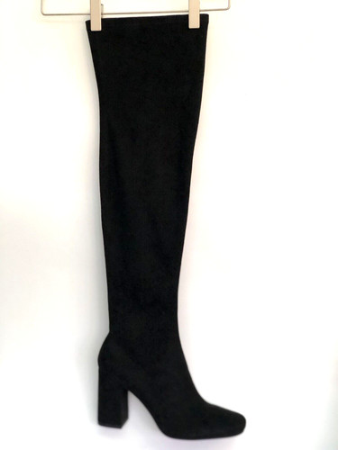 Zara wildleder overknee - wildleder,