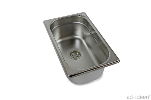 Edelstahl spüle - 3/4",