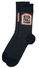 King Kerosin Socken Herren Never Fuck A Fucker Socks grau