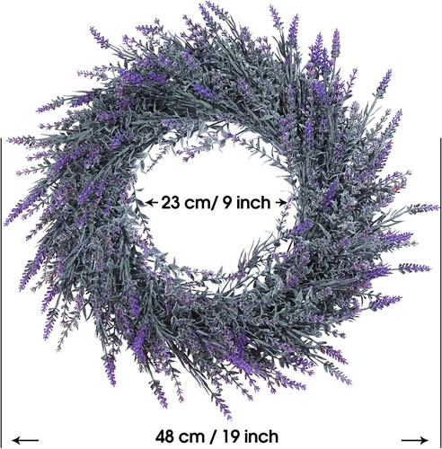 Künstlicher lavendel kranz - künstlicher, 48