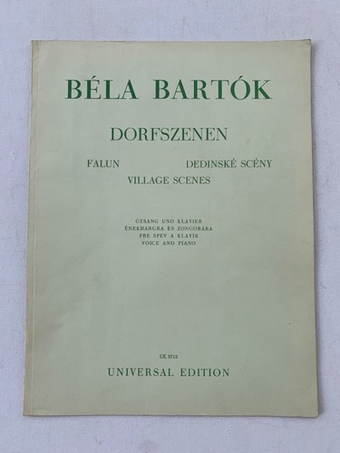 Noten bartok dorfszenen - ,