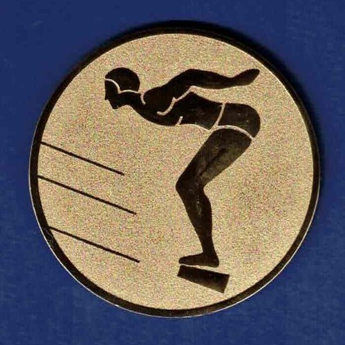 Schwimmen embleme ø50mm - schwimmen, 12