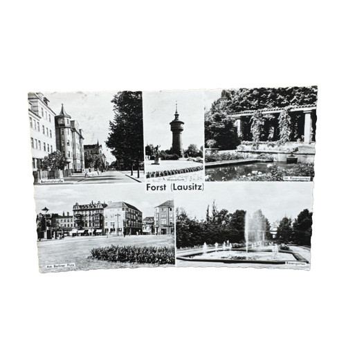 Postkarte forst lausitz - postkarte,