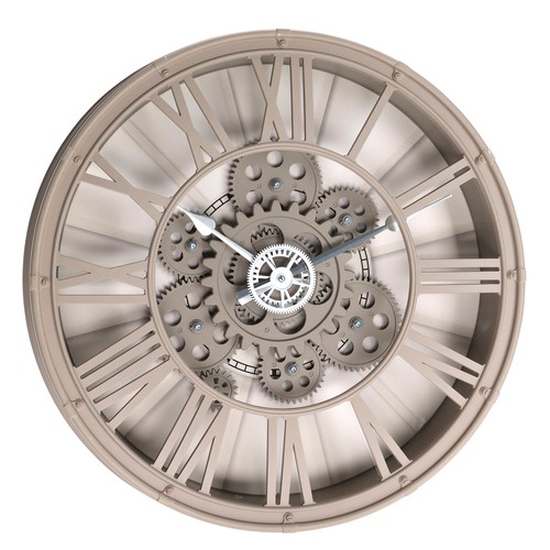 Wanduhr greige silber - wanduhr,