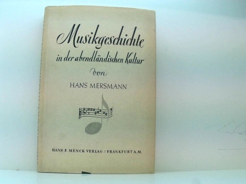 Musikgeschichte der - musikgeschichte, in