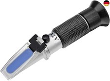 HHTEC Refraktometer 0-90% Brix Handrefraktometer zur Bestimmung des