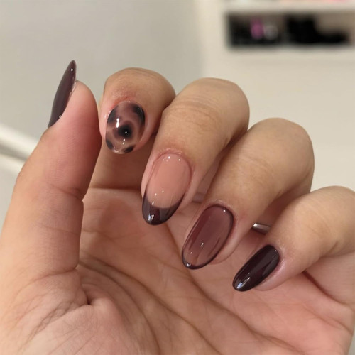 Press nails almond 24 - almond,,