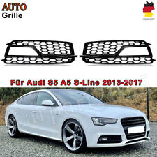 Für 2013-2016 Audi A5 S5 S-Line Gitter Waben Stoßstange Nebelscheinwerfer Grill