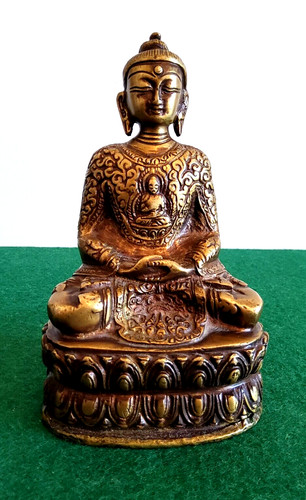 Antike buddha statue - statue, figur