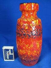70´s Design Scheurich " Fat Lava " pottery vase rare glaze variation 210 - 18