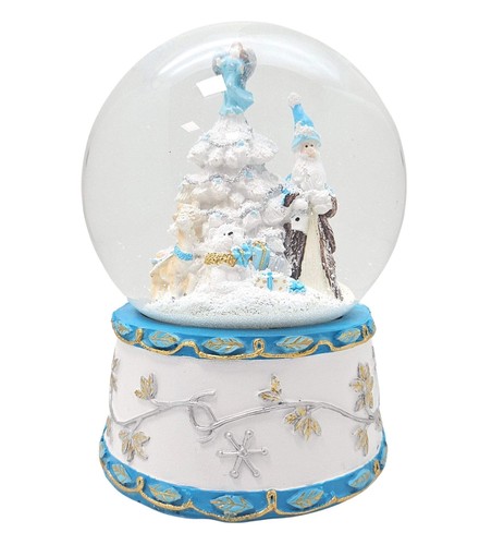 Schneekugel weihnachtsmann mit - schneekugel,