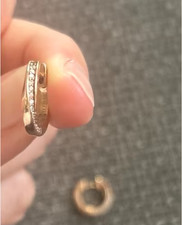 Ohrringe Creolen ORIGINAL von JETTE Roségold Gold Rosé 15 mm sexy LADY